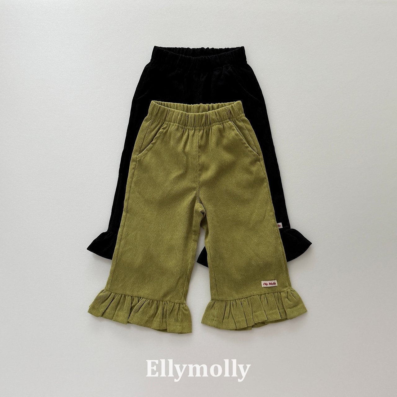 ［ELLY MOLLY］Frill warm pants