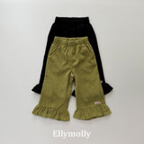 ［ELLY MOLLY］Frill warm pants
