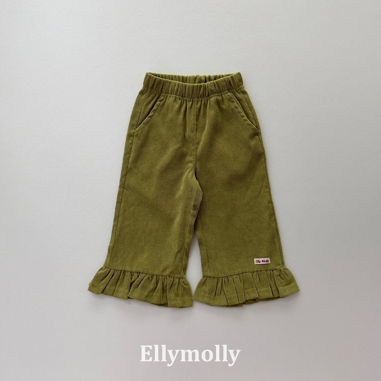 ［ELLY MOLLY］Frill warm pants