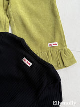 ［ELLY MOLLY］Frill warm pants