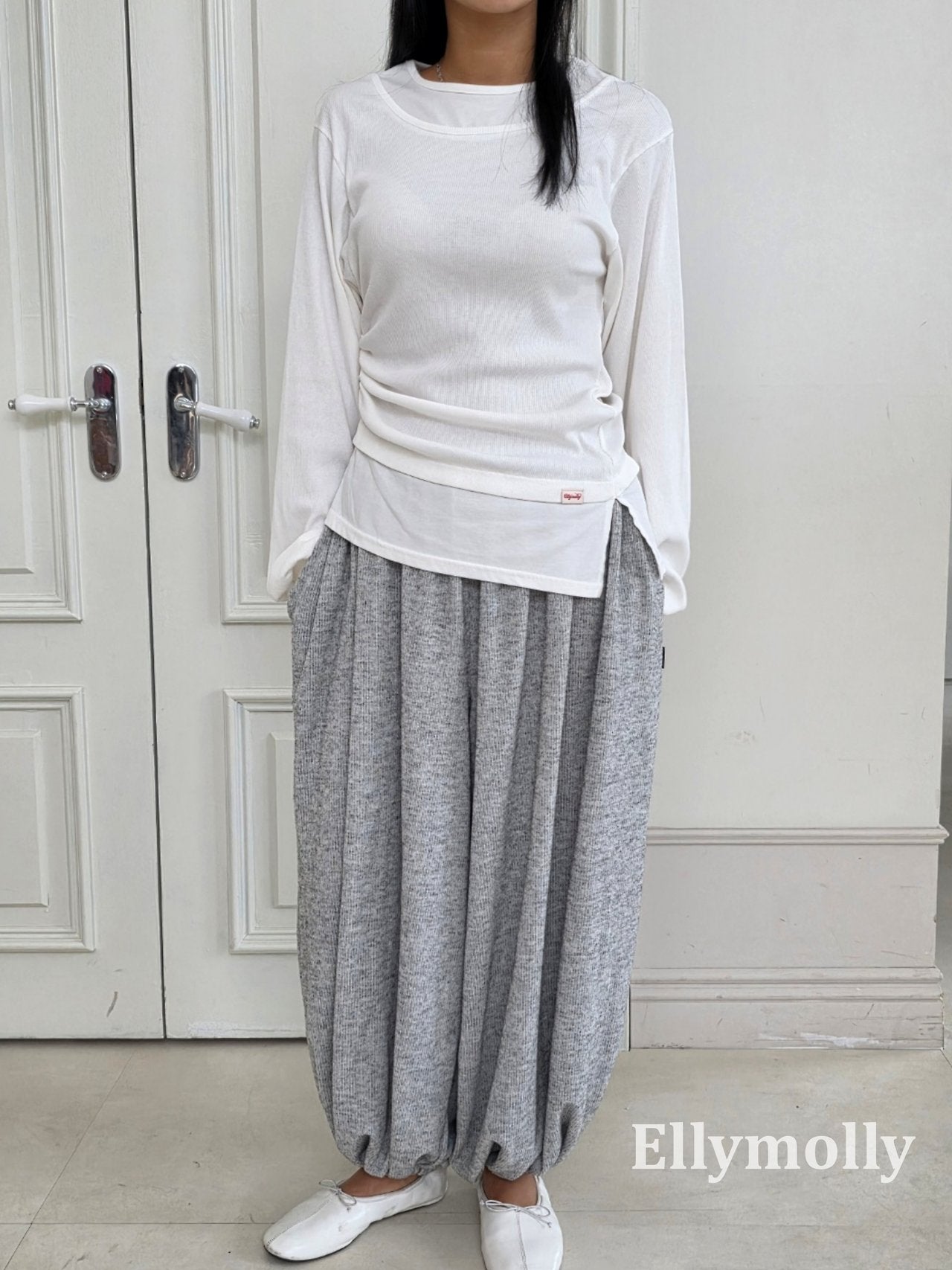 ［ELLY MOLLY］Bicky balloon pants (kids & mom)
