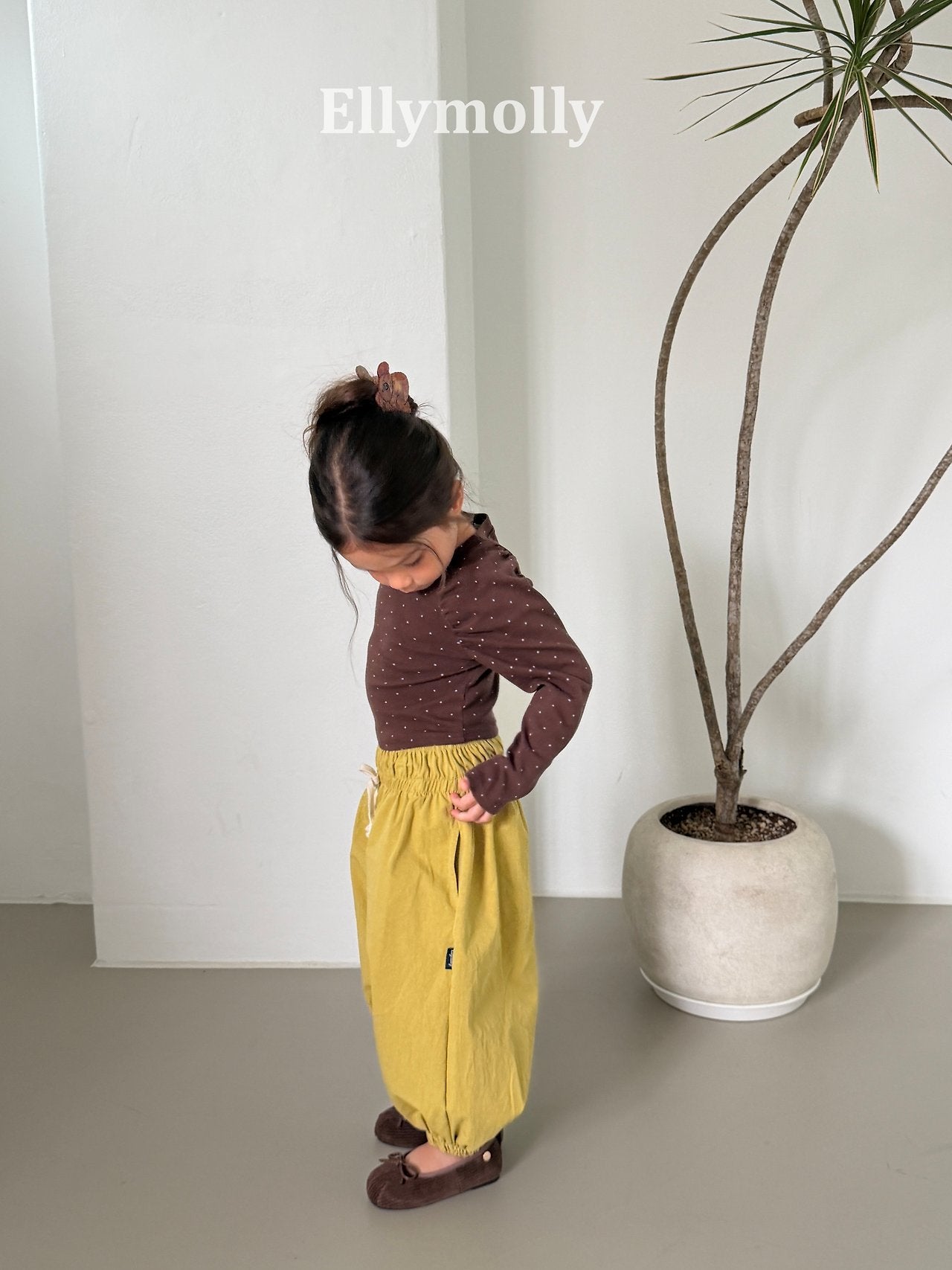 ［ELLY MOLLY］Autumn loop pants