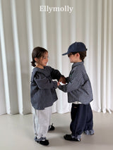 ［ELLY MOLLY］Hash combination pants