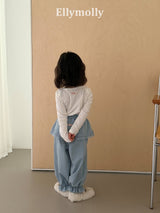 ［ELLY MOLLY］Cottage lace jogger pants