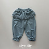 ［ELLY MOLLY］Cottage lace jogger pants