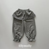 ［ELLY MOLLY］Cottage lace jogger pants