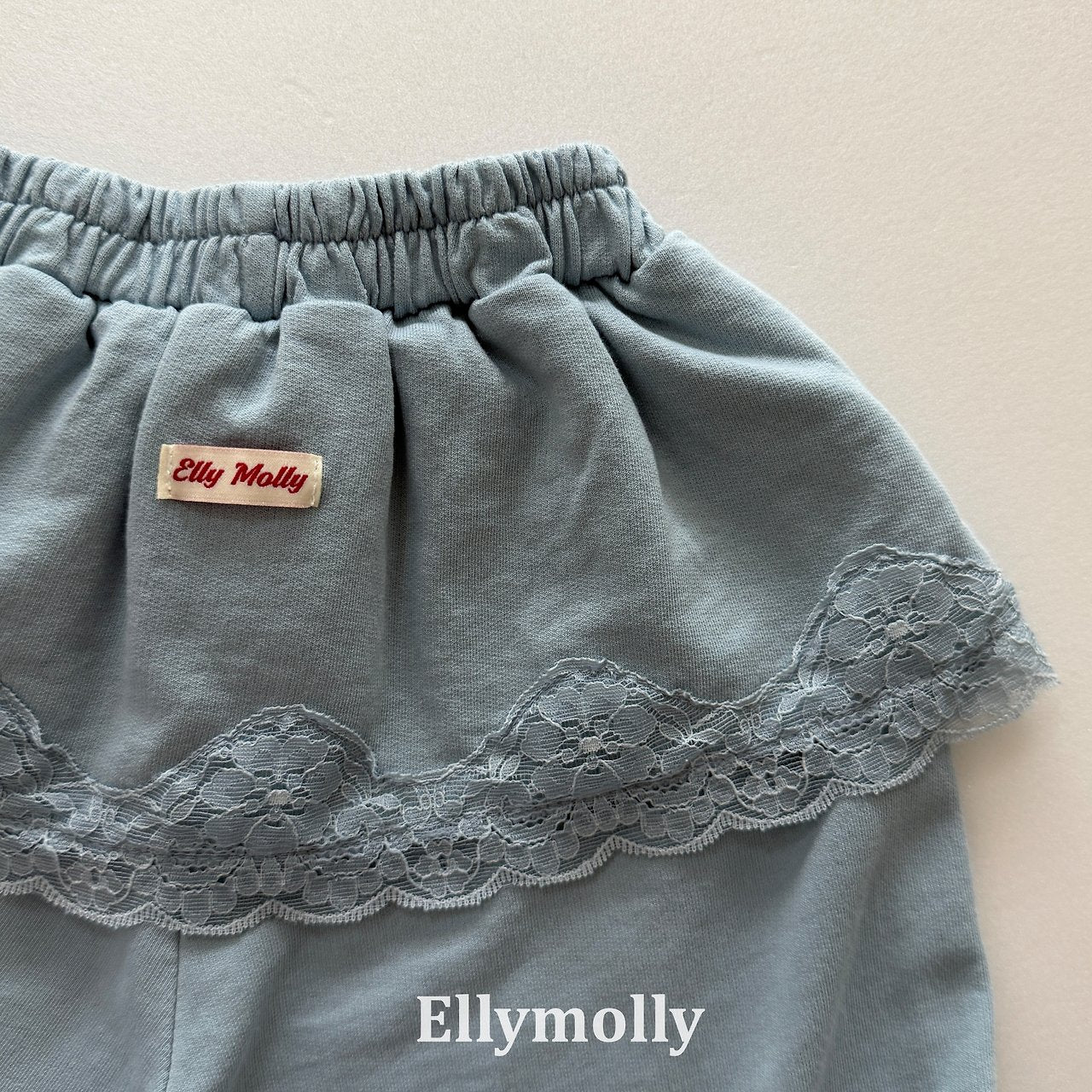 ［ELLY MOLLY］Cottage lace jogger pants