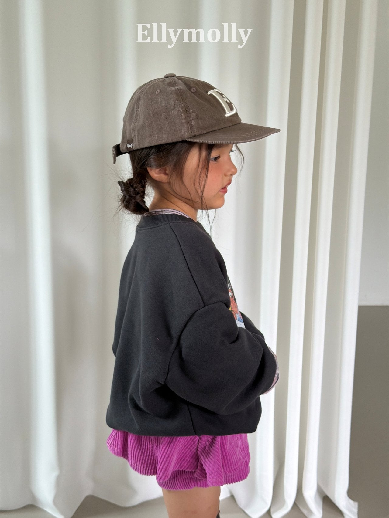 ［ELLY MOLLY］Vivi frill corduroy pants