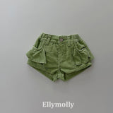 ［ELLY MOLLY］Vivi frill corduroy pants