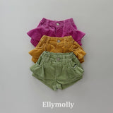 ［ELLY MOLLY］Vivi frill corduroy pants