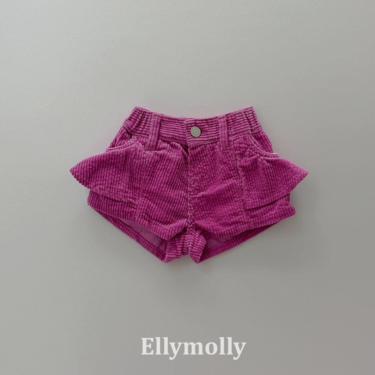 ［ELLY MOLLY］Vivi frill corduroy pants