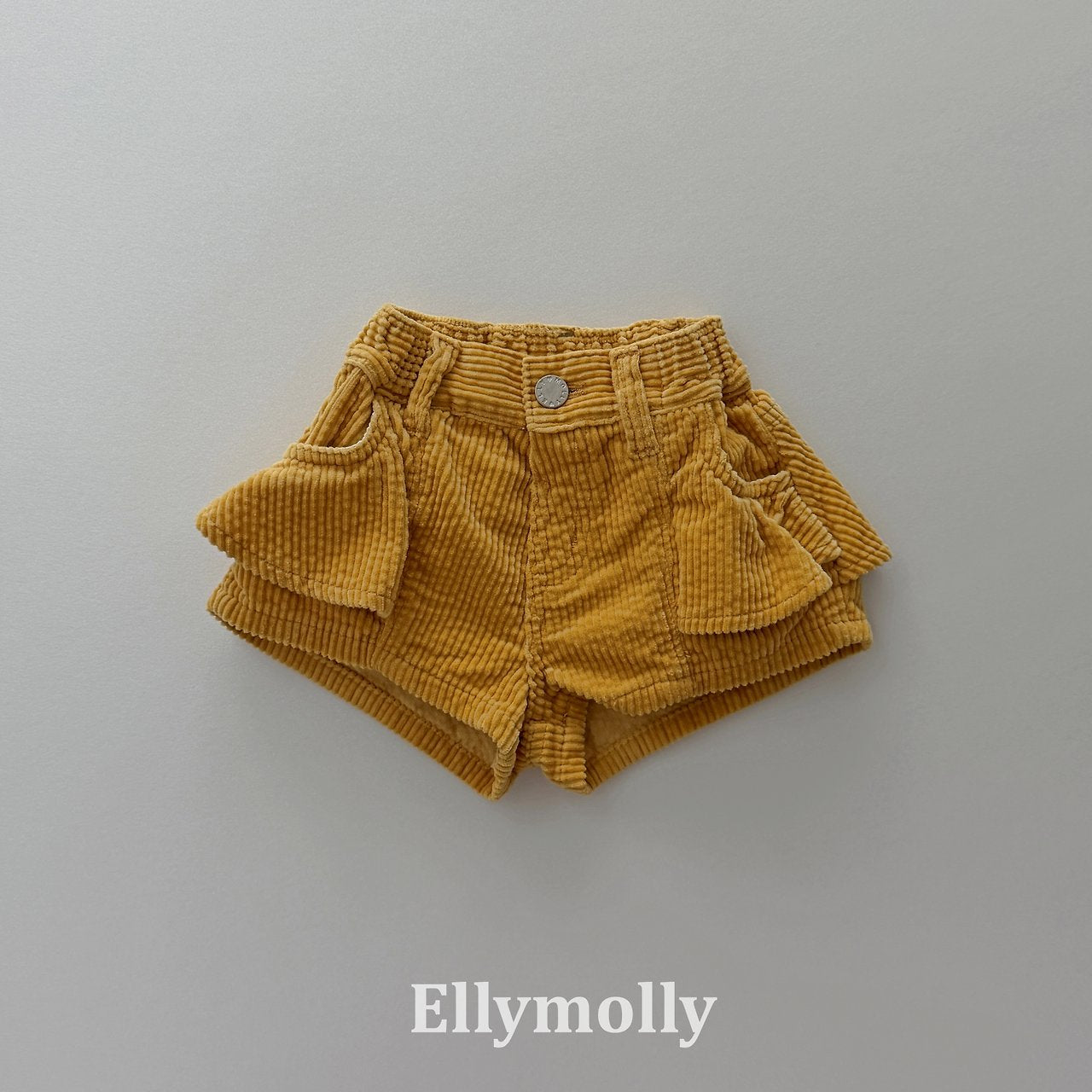 ［ELLY MOLLY］Vivi frill corduroy pants
