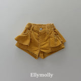 ［ELLY MOLLY］Vivi frill corduroy pants