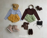 ［ELLY MOLLY］Vivi frill corduroy pants