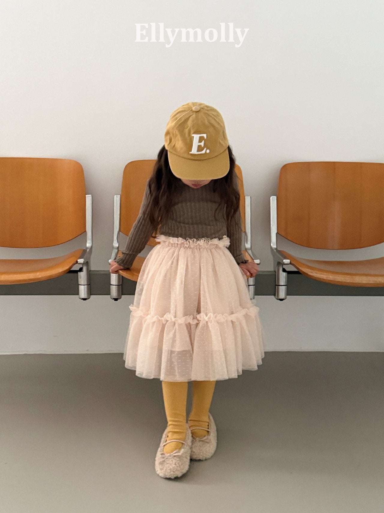 ［ELLY MOLLY］Solla shasha skirt