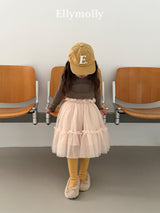 ［ELLY MOLLY］Solla shasha skirt