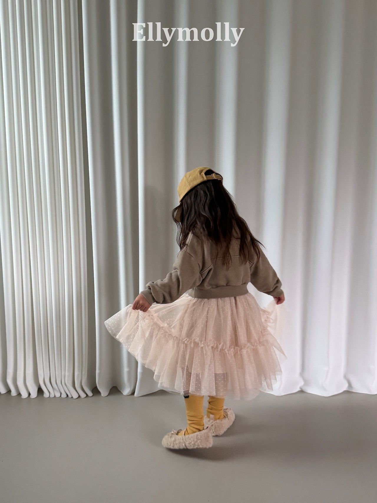 ［ELLY MOLLY］Solla shasha skirt