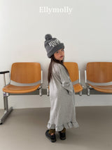 ［ELLY MOLLY］Long frill one-piece (kids & mom)