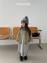 ［ELLY MOLLY］Long frill one-piece (kids & mom)