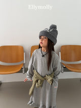 ［ELLY MOLLY］Long frill one-piece (kids & mom)