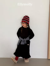 ［ELLY MOLLY］Long frill one-piece (kids & mom)