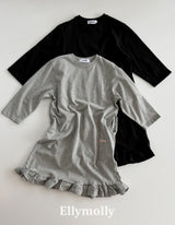 ［ELLY MOLLY］Long frill one-piece (kids & mom)