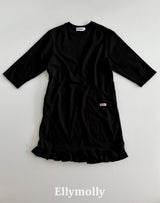 ［ELLY MOLLY］Long frill one-piece (kids & mom)