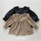 ［ELLY MOLLY］Mask check blouse