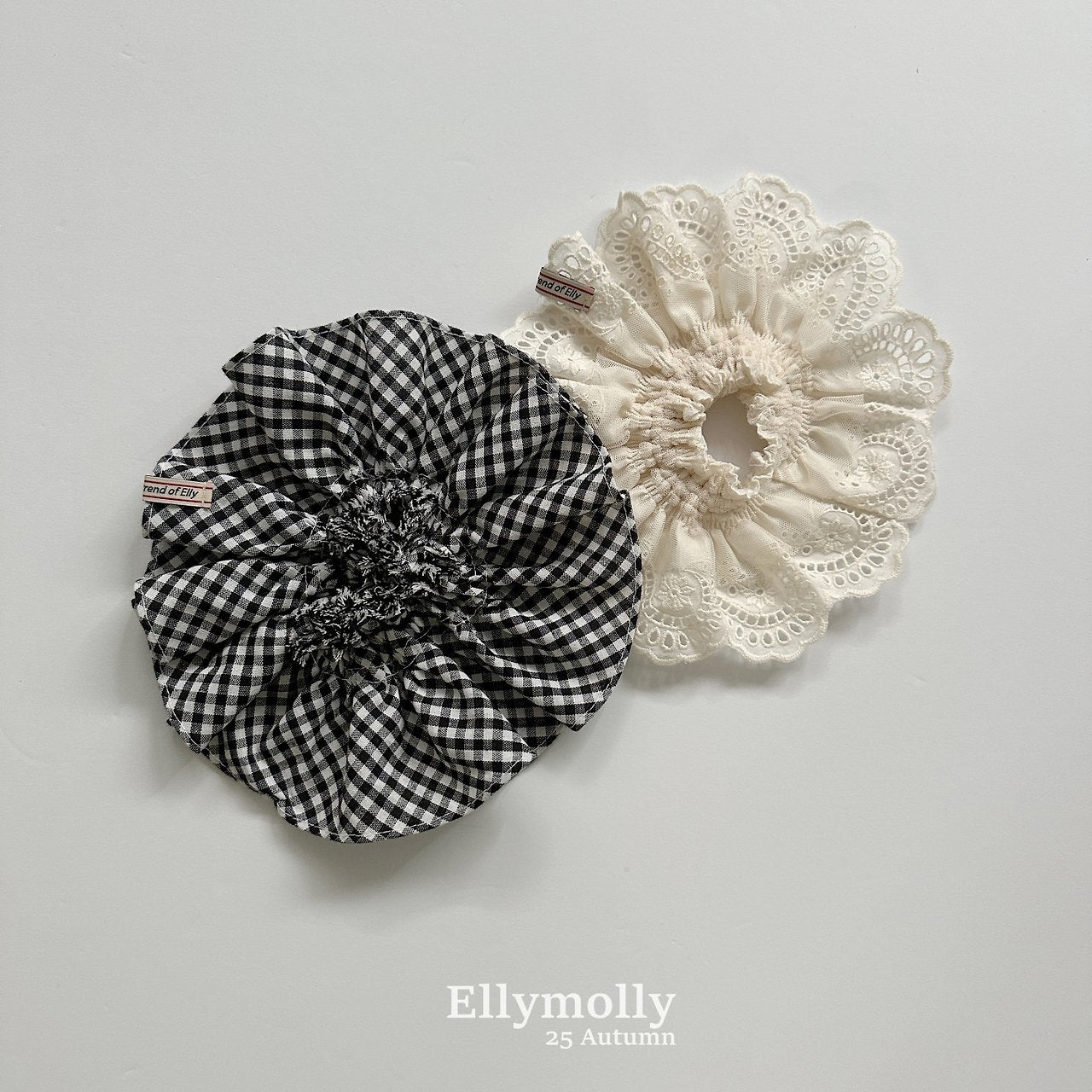 ［ELLY MOLLY］Flower scrunch