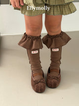 ［ELLY MOLLY］Edge frill socks