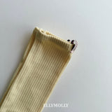 ［ELLY MOLLY］Color rib socks