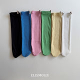 ［ELLY MOLLY］Color rib socks