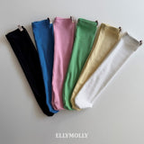 ［ELLY MOLLY］Color rib socks