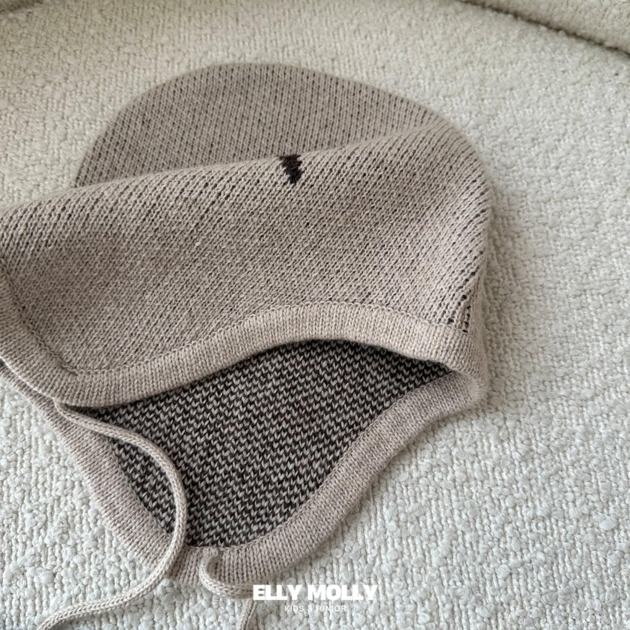 ［ELLY MOLLY］Jaqguard knit beanie