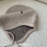 ［ELLY MOLLY］Jaqguard knit beanie