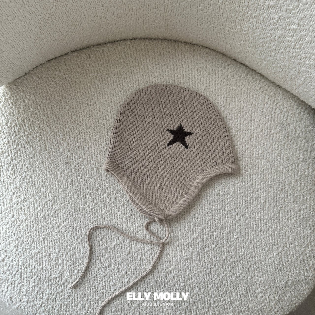 ［ELLY MOLLY］Jaqguard knit beanie