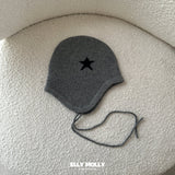 ［ELLY MOLLY］Jaqguard knit beanie