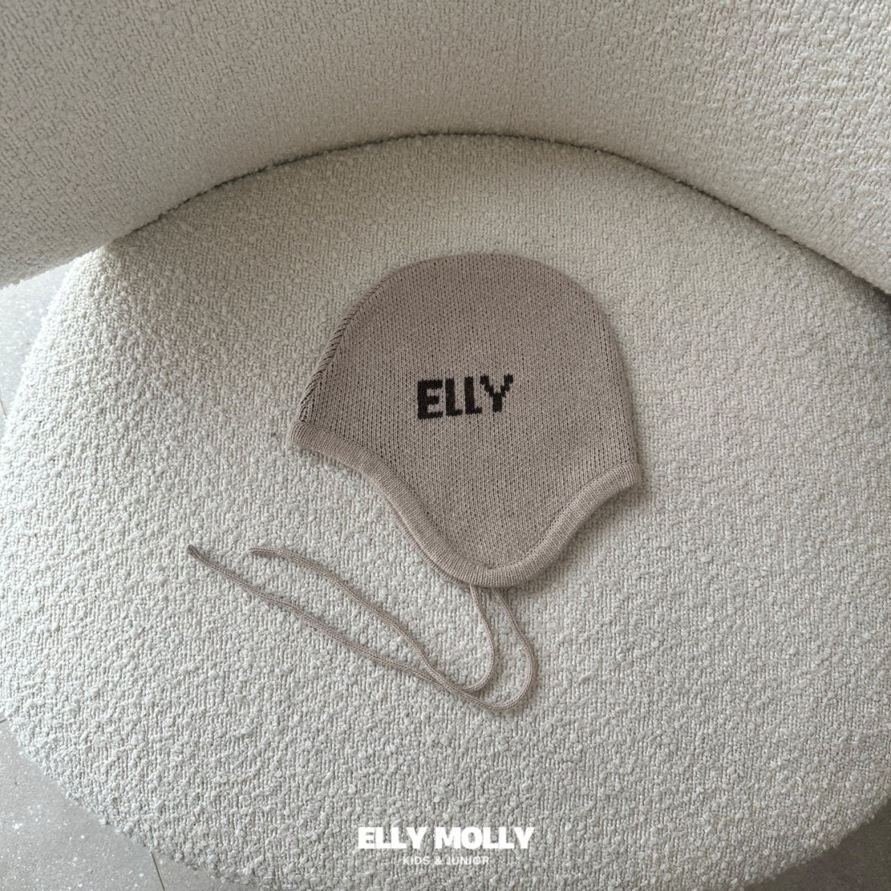 ［ELLY MOLLY］Jaqguard knit beanie