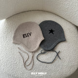 ［ELLY MOLLY］Jaqguard knit beanie