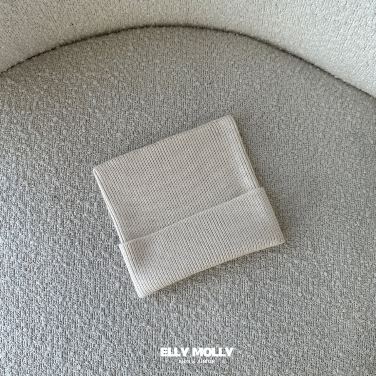 ［ELLY MOLLY］Elly knit square beanie