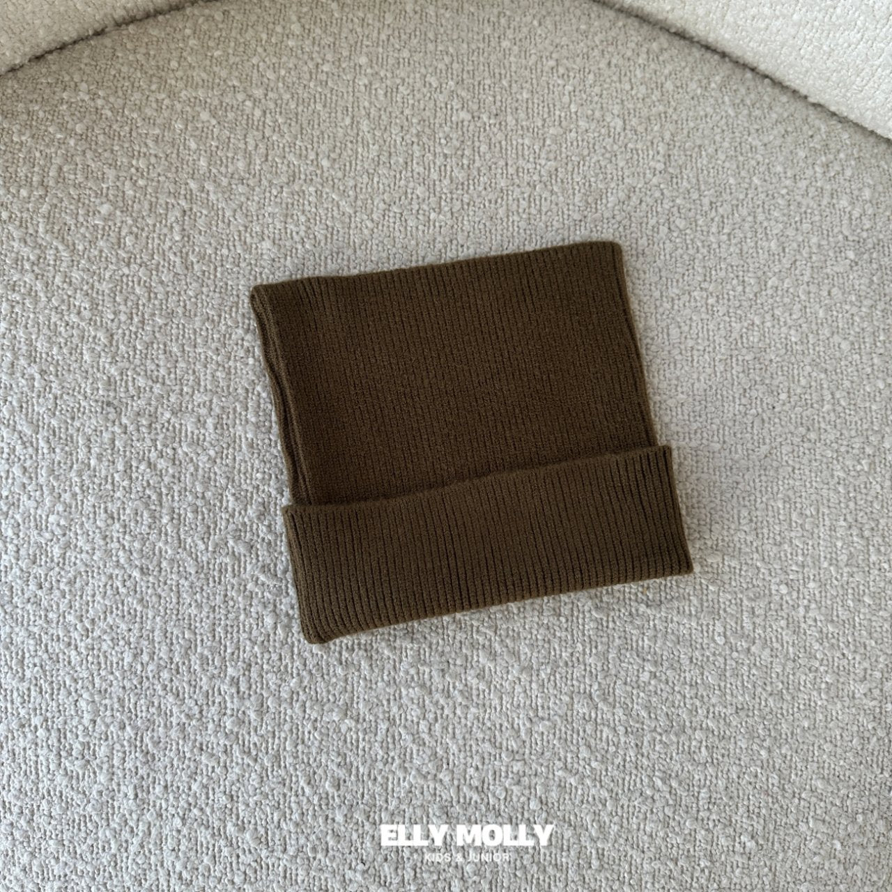 ［ELLY MOLLY］Elly knit square beanie