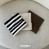 ［ELLY MOLLY］Elly knit square beanie