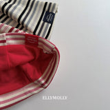 ［ELLY MOLLY］Switch stripe beanie