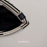 ［ELLY MOLLY］Switch stripe beanie
