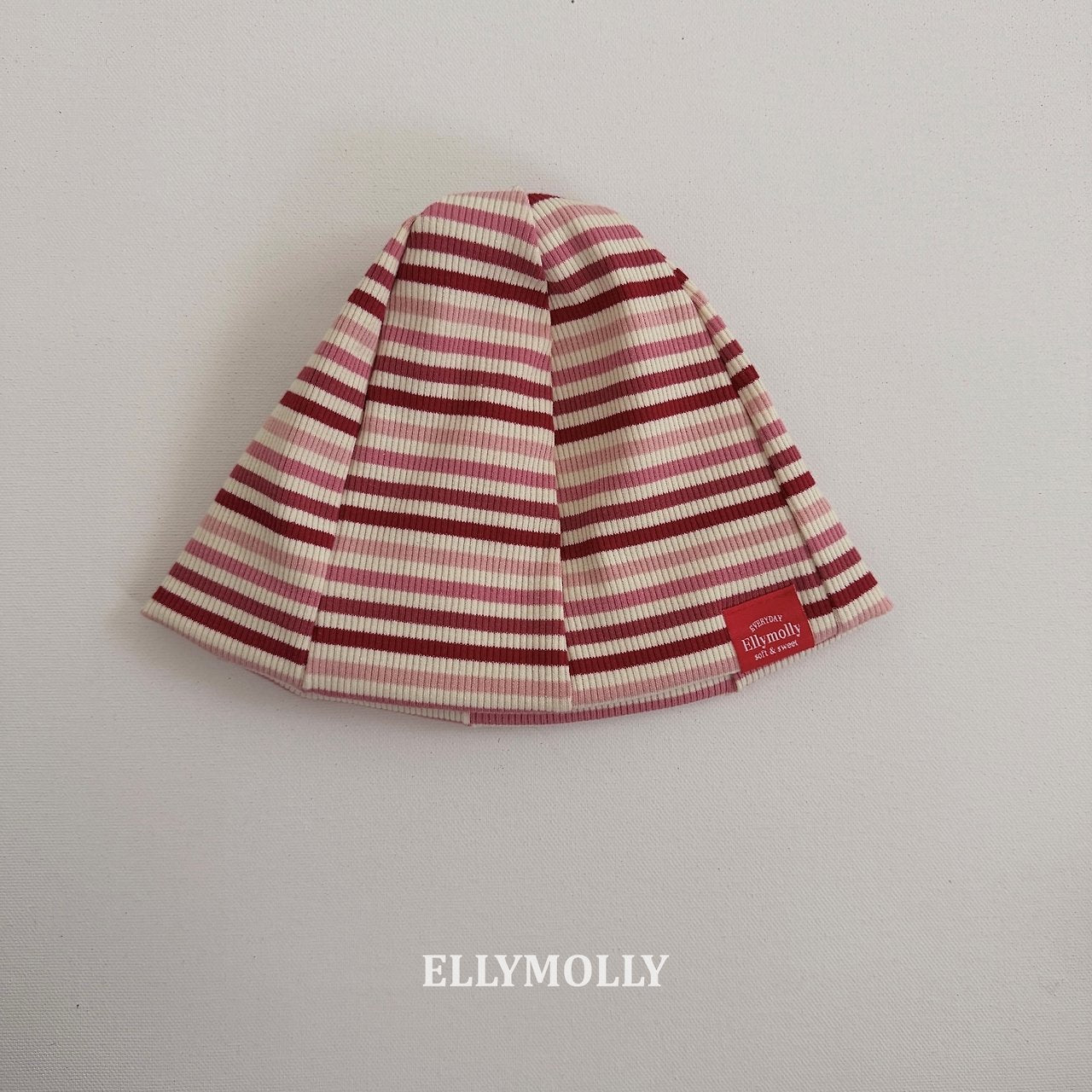 ［ELLY MOLLY］Switch stripe beanie