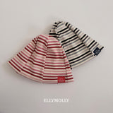 ［ELLY MOLLY］Switch stripe beanie