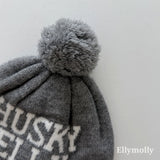 ［ELLY MOLLY］Husky pompom beanire