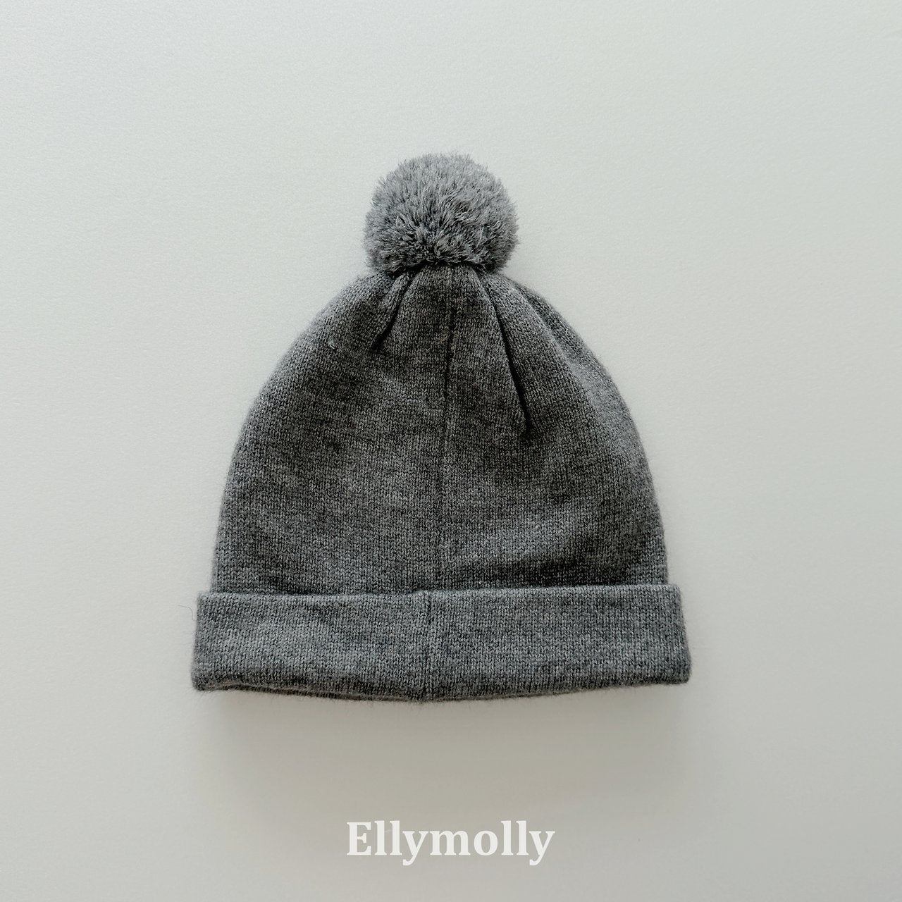 ［ELLY MOLLY］Husky pompom beanire