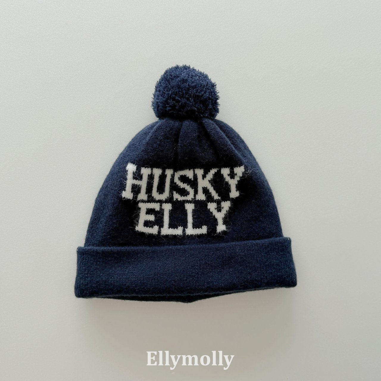 ［ELLY MOLLY］Husky pompom beanire