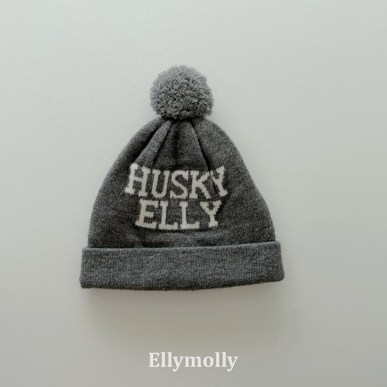［ELLY MOLLY］Husky pompom beanire
